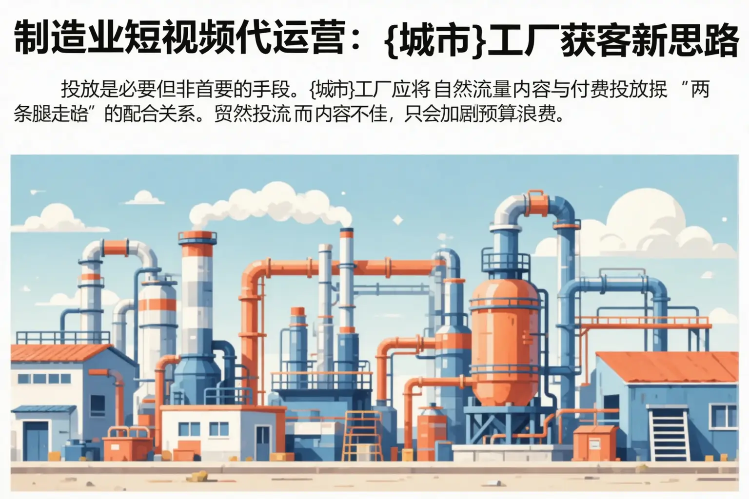 制造业短视频代运营:富平工厂获客新思路